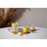 Набор стеклянных баночек для сыпучих продуктов с пробковой крышкой Доляна &laquo;Парфе&raquo;, 100 мл, 5,7&times;7 см, 12 шт