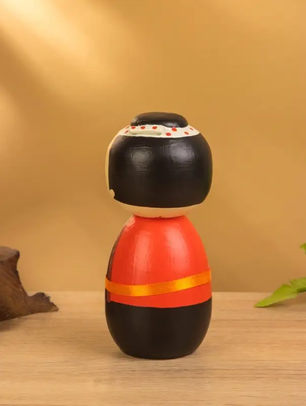 Деревянная кукла кокеши "Ямато" 7х7,5х15 см