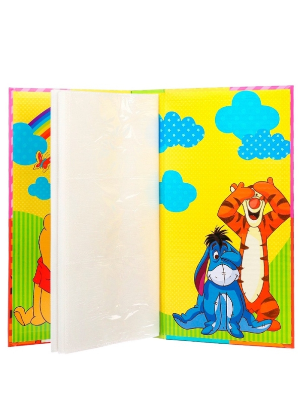 Фотоальбом на 300 фото в твёрдой обложке "Мое счастливое детство", Медвежонок Винни и его друзья