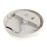 Светильник светодиодный, 18 Вт, IP54, 4000К, 220 В, круг, белый