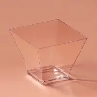 Форма пластиковая одноразовая для фуршета &laquo;Пагода&raquo;, 90 мл, прозрачная