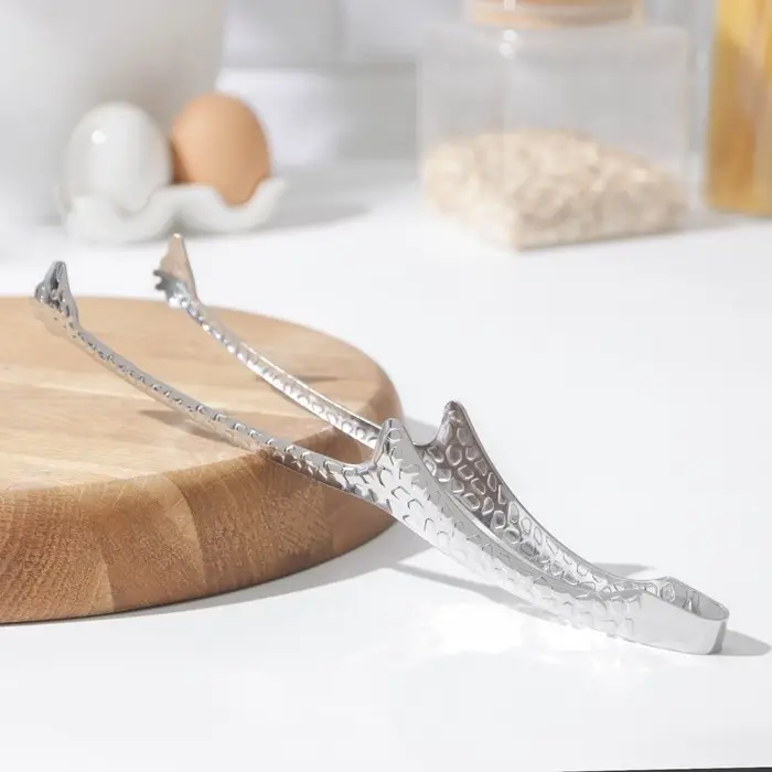Щипцы кухонные &laquo;Жираф&raquo;, нержавеющая сталь