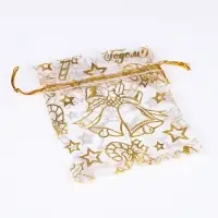 Мешочек подарочный органза &laquo;Колокольчики&raquo;, 10 х 12 см +/- 1.5 см