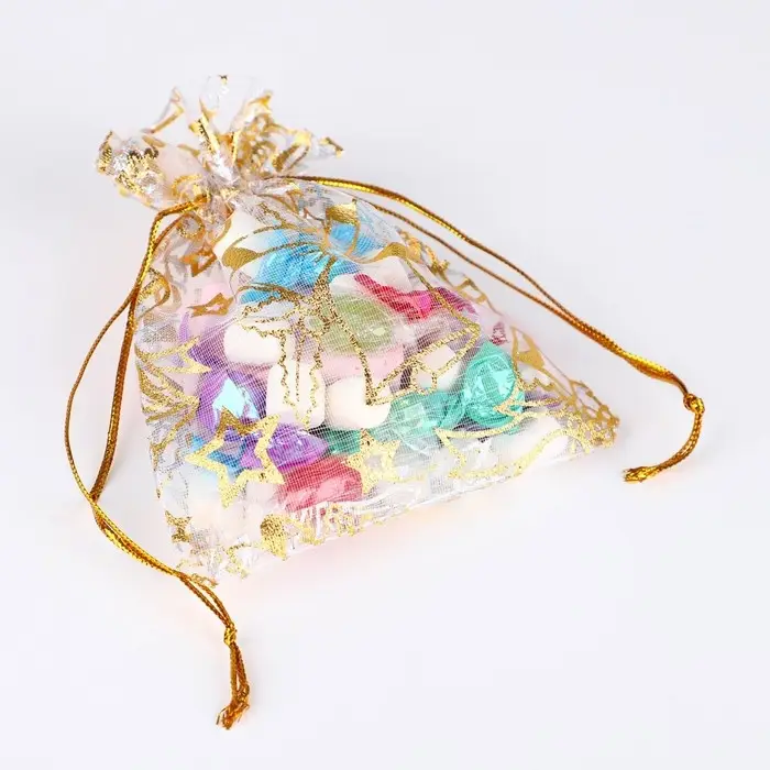 Мешочек подарочный органза &laquo;Колокольчики&raquo;, 10 х 12 см +/- 1.5 см