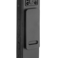 Видеокамера нагрудная CAM-16, 1920х1080, Full HD 1080p, 2 Мп, микрофон, чёрная