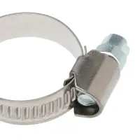 Хомут червячный ZEIN engr, диаметр 14-27 мм, ширина 9 мм, нержавеющая сталь
