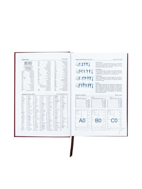 Ежедневник недатир А5 160л Небраска бордо