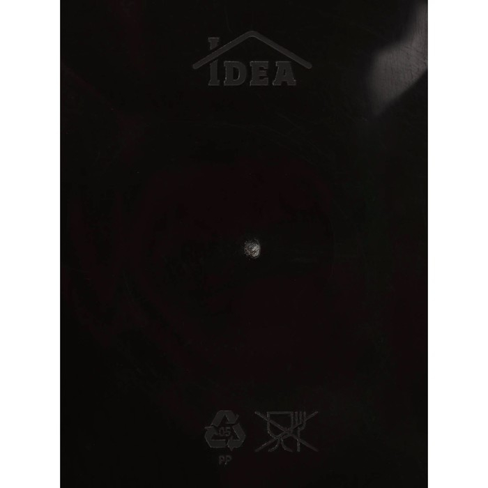 Кашпо для цветов со вставкой &laquo;Ротанг&raquo;, 21 л (11,2 л), цвет коричневый