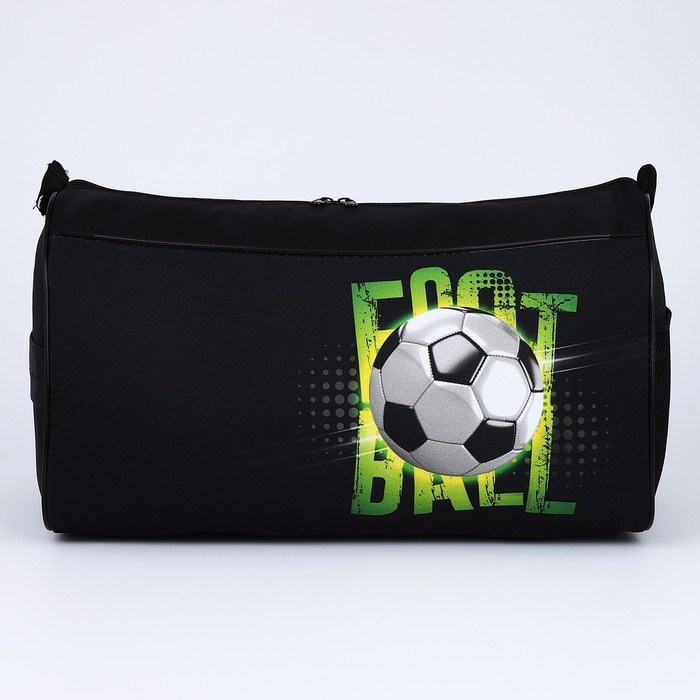 Сумка детская спортивная для мальчика &laquo;Футбол&raquo;, 40х21х24 см, цвет чёрный