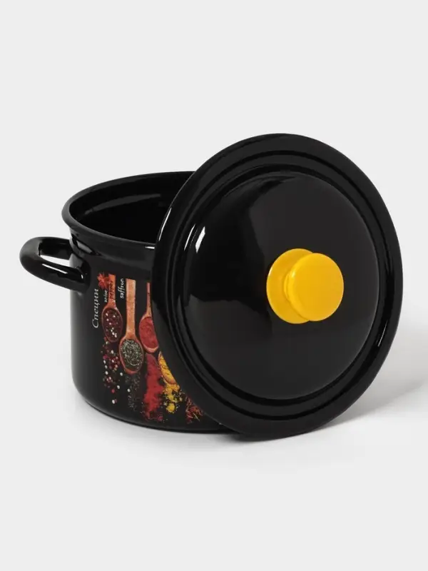 Кастр.цил.борт. 4л (корич.)Карри