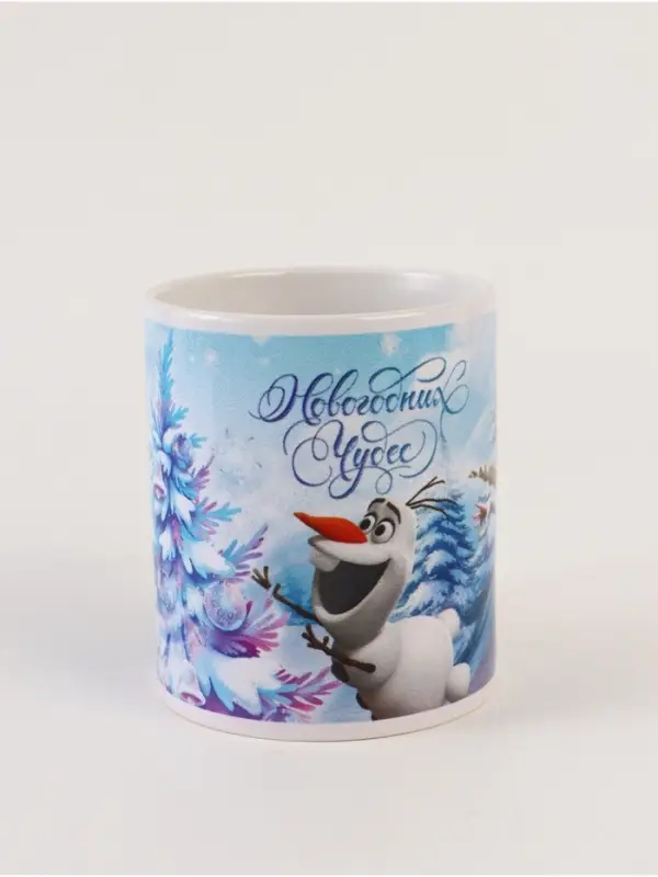 Кружка новогодняя сублимация 320 мл, Холодное сердце