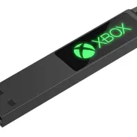 Флешка markBright Black с зеленой подсветкой, 32 Гб