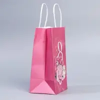 Пакет подарочный крафтовый, упаковка, &laquo;8 марта&raquo;, 12 х 21 х 9 см