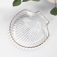 Блюдо сервировочное Magistro &laquo;Ракушка&raquo;, 14&times;13,5&times;1,5 см, фигурное