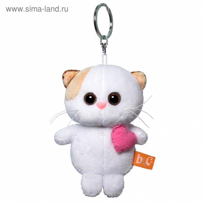 Мягкая игрушка-брелок &laquo;Кошечка Ли Ли брелок с розовым сердцем&raquo;, 12 см