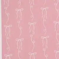 Бумага упаковочная глянцевая &laquo;Бантики&raquo;, 70 &times; 100 см