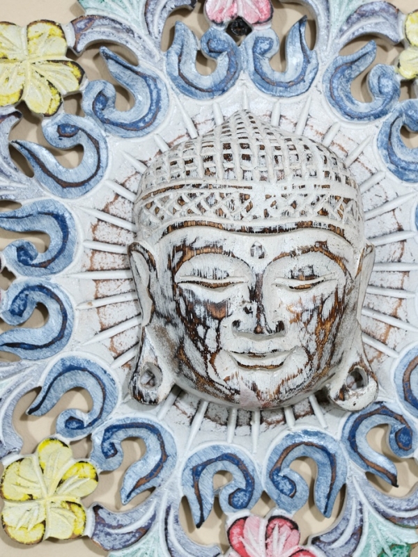 Панно резное МДФ "Будда", 30х30х0,6 см