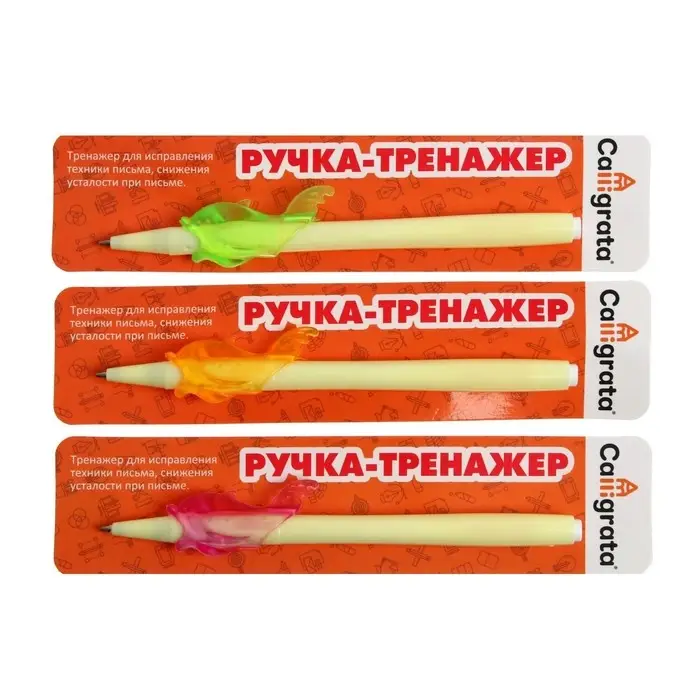 Ручка обучающая, тренажёр для исправления техники письма &laquo;Дельфин&raquo;, МИКС