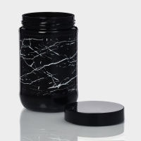 Банка стеклянная для сыпучих продуктов &laquo;Марбл&raquo;, 660 мл