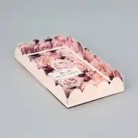 Коробка для печенья, &laquo;Розы&raquo;, 10.5&times;20&times;3 см