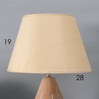 Настольная лампа с абажуром RISALUX &laquo;Джисела&raquo;, Е14, 40 Вт, 28&times;28&times;39 см