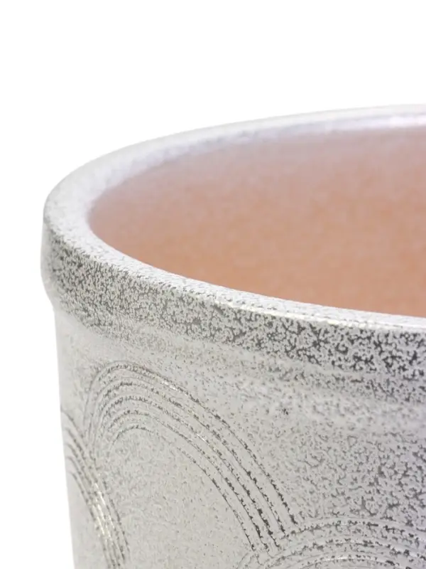 Горшок цветочный с поддоном 2,4 л, керамика  "Узор" (М)