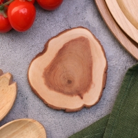 Подставка под кружку, цельная, 8-10 см, можжевельник