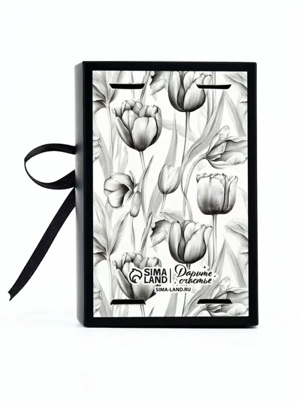 Коробка под бижутерию &laquo;Чёрно-белая&raquo;, 12 х 8.5 х 3 см