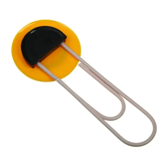 Закладка-скрепка большая &laquo;Смайл&raquo;, 11 см