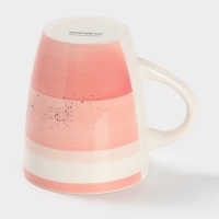 Кружка Доляна "А-ля Прима" 360мл, 13х9х10,5, цвет розовый