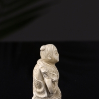 Набор фигур "Нэцкэ" 20х10х7 см, бежевый