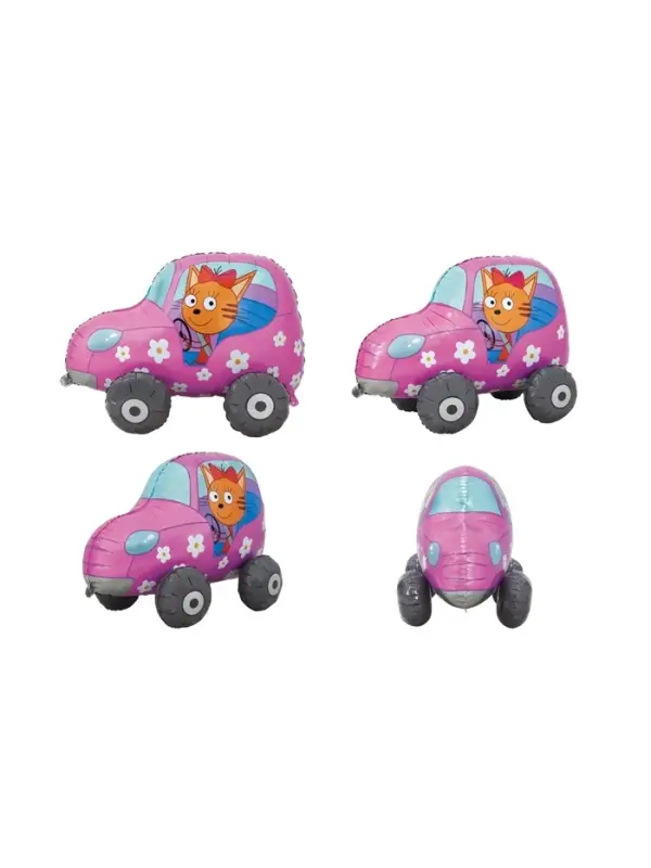 Воздушный шар фольгированный 3D 29" &laquo;Три Кота. Карамелька в машине&raquo;