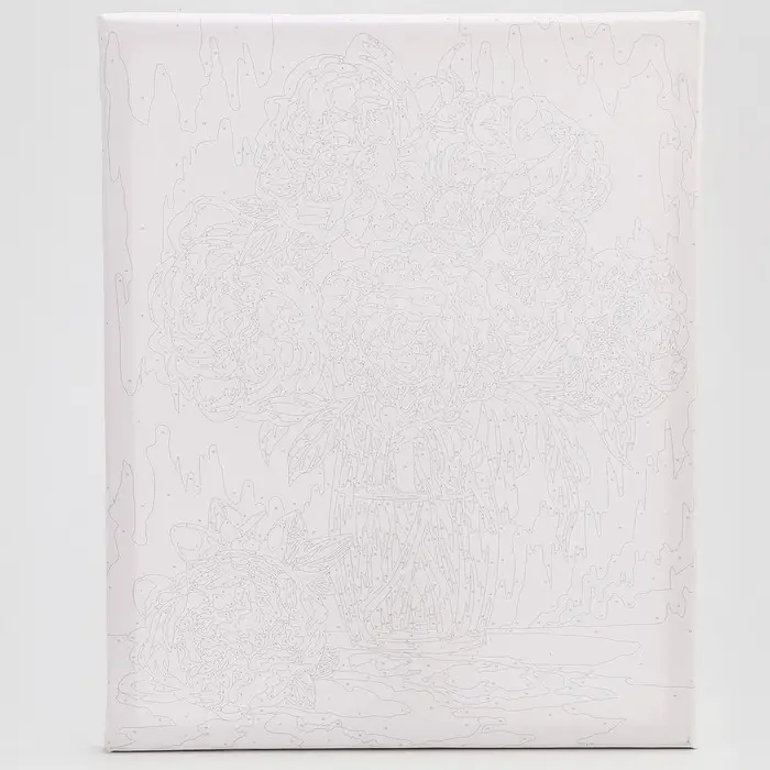 Картина по номерам на холсте с подрамником &laquo;Пионы&raquo; 40&times;50 см