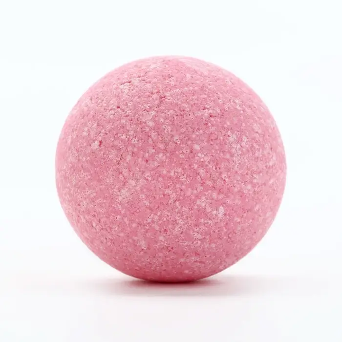 Бомбочка для ванны, 120 г, аромат клубники, КЛАДОВАЯ КРАСОТЫ