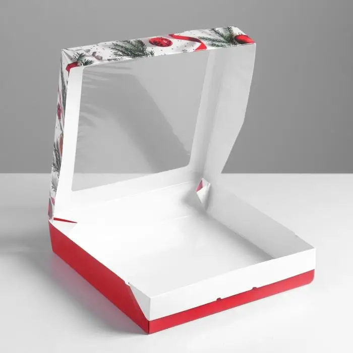 Коробка складная &laquo;Поздравляю!&raquo;, 20 х 20 х 4 см