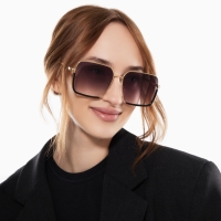 Очки солнцезащитные uv 400, дужка 13.5 см, ширина 12.8 см, линза 5.5&times;6 см