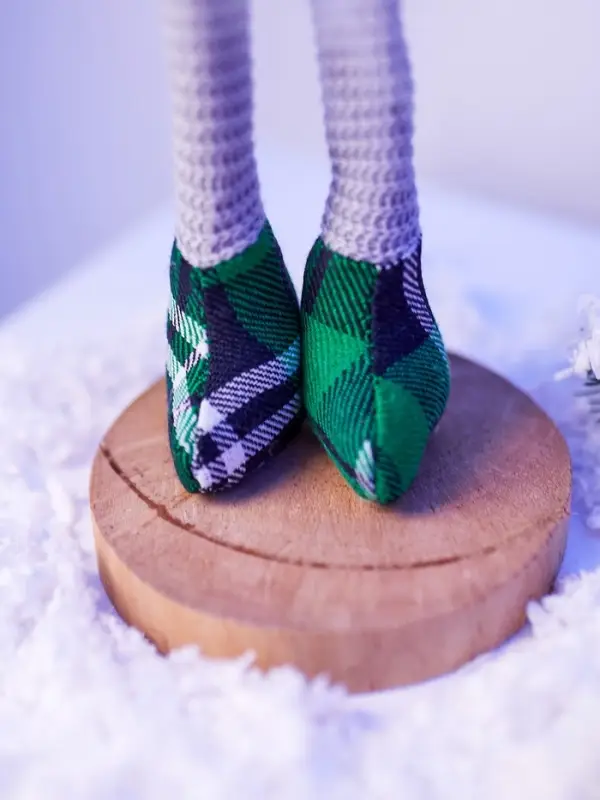 Фигура текстиль &laquo;Гном в зелёном&raquo; 54 см, 1 LED, от батареек AG13&times;3, свечение тёплое белое