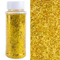 Конфетти &laquo;Шестиугольники&raquo; золото, голография, 0.1 см, 90 г