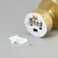 Фигура светодиодная "Елочка конус", 1 LED, 15х5 см, от бат. 3xAG13, Т/БЕЛЫЙ