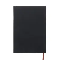 Ежедневник недатированный формат А5, с клапаном, 96л, линия, пвх, Серый