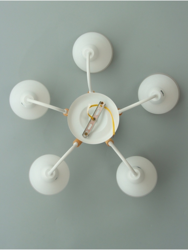 Люстра "Нельсен" 5хЕ27 40Вт белый 57х57х25 см