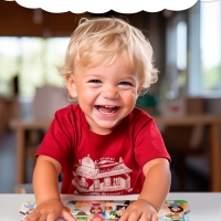 Книга картонная с колёсиком "Весёлые цвета", 12 стр.