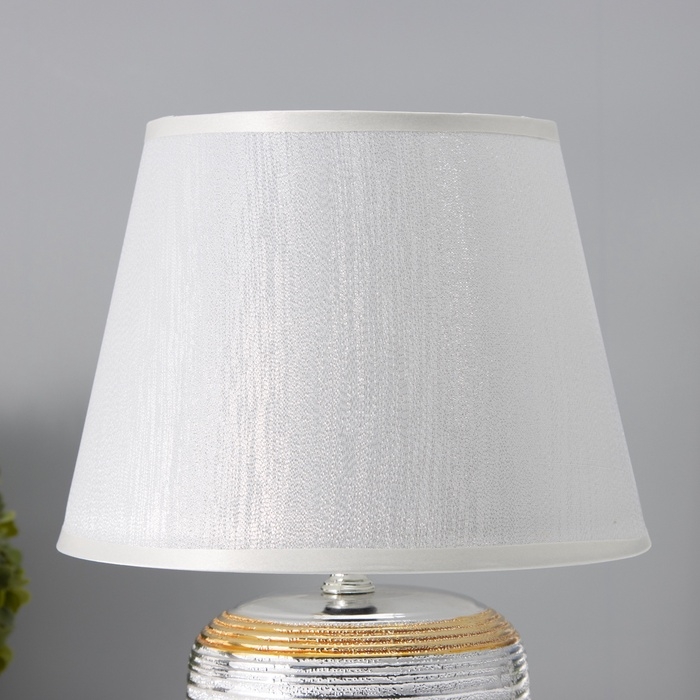 Настольная лампа с абажуром RISALUX &laquo;Кэнди&raquo;, Е14, 40 Вт, 22.5&times;22.5&times;34.5 см