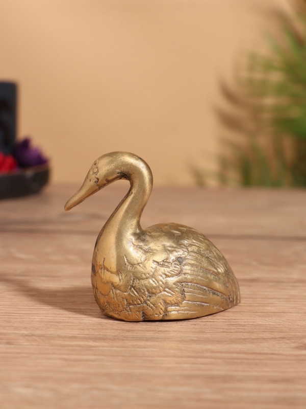 Сувенир бронза "Лебедь" 8х4х6 см