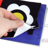 Книжка - шуршалка Крошка Я &laquo;Зверята&raquo; развивающая по методике Г. Домана, 12х12 см.