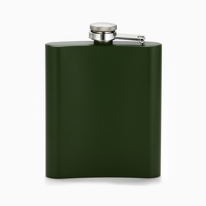 Фляжка &laquo;Создан добиваться целей&raquo;, 210 мл, зелёная