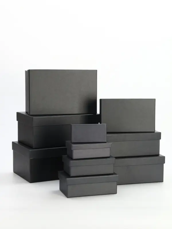 Набор коробок 10 в 1 "Графит" 30 х19 х 12 - 12 х 6,5 х 4 см