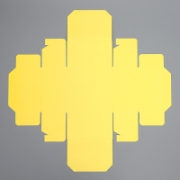 Коробка подарочная складная, упаковка, &laquo;С днём рождения&raquo;, 14 х 14 х 8 см