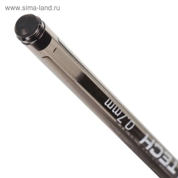 Ручка шариковая масляная Pensan My-Tech, узел-игла 0.7 мм, чернила чёрные