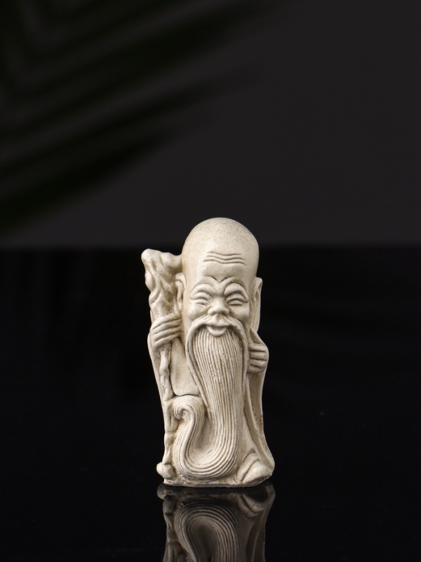 Набор фигур "Нэцкэ" 20х10х7 см, бежевый